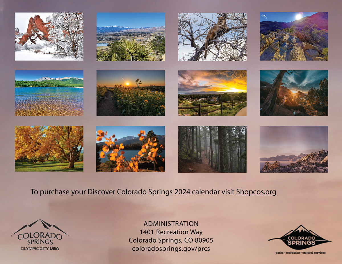 PICKUP ONLY Set of 10 2024 Discover COS Calendars Olympic City USA Shop