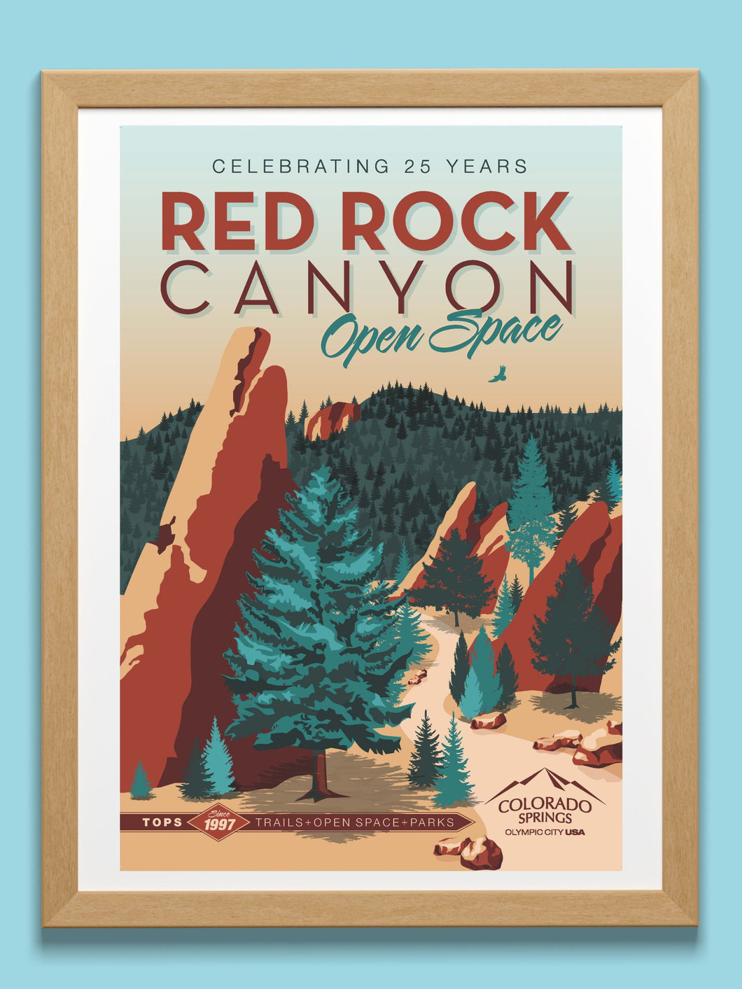 Pick Up Only: Trails, Open Space and Parks Red Rock Canyon Poster