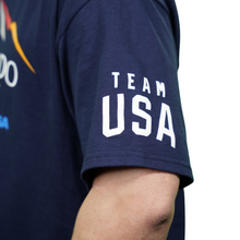 Load image into Gallery viewer, Men&#39;s Team USA Short Sleeve Navy Tshirt

